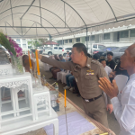 สภ.แหลมฉบัง พร้อมด้วยข้าราชการตำรวจงานธุรการ ร่วมทำบุญเปิดห้องอำนวยการ สถานีตำรวจภูธรแหลมฉบัง